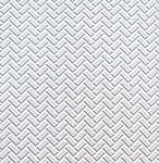 White conductive plastic sole with herringbone profile